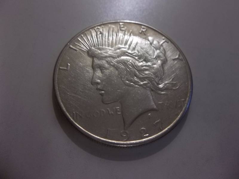 1927 S Silver Peace Dollar High Grade