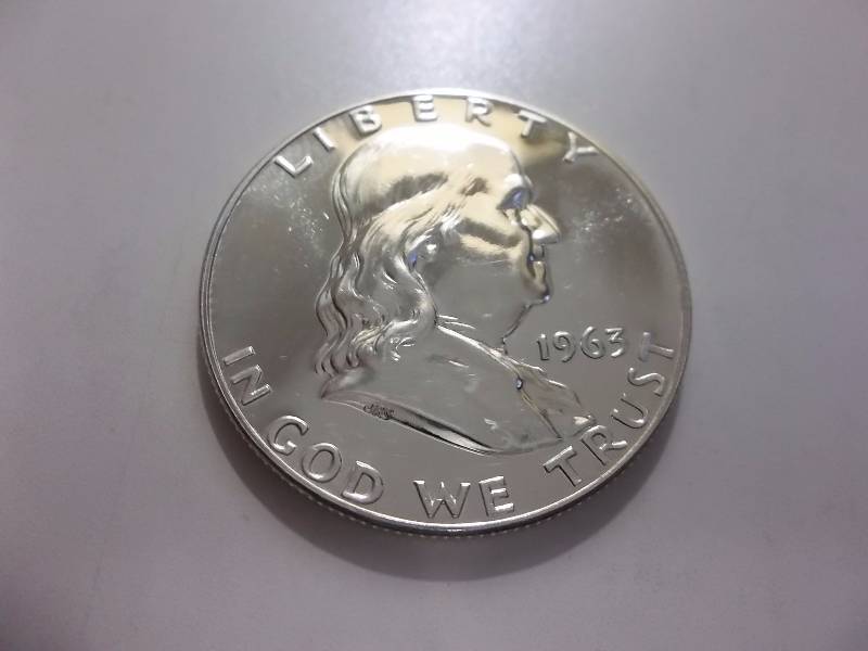 1963  Franklin Half Dollar Proof With Full Bell