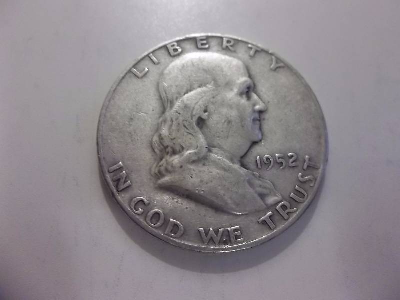 1952 D Franklin Half Dollar Better Grade