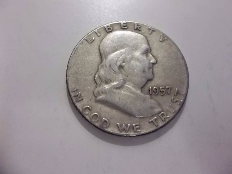 1957  Franklin Half Dollar Better Grade