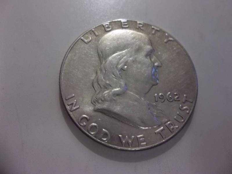 1962  Franklin Half Dollar Very High Grade MS