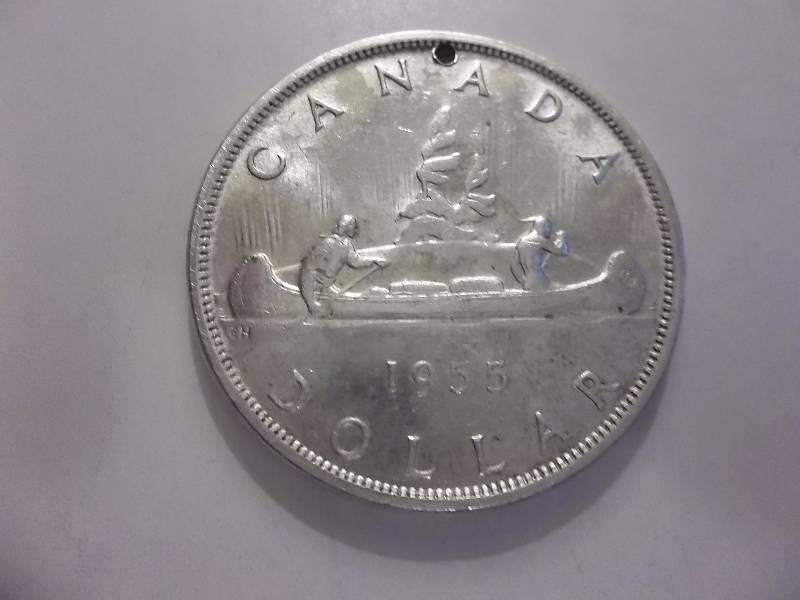 1955 Canadian Silver Dollar