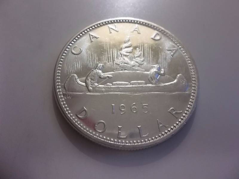 1965 Canadian Silver Dollar
