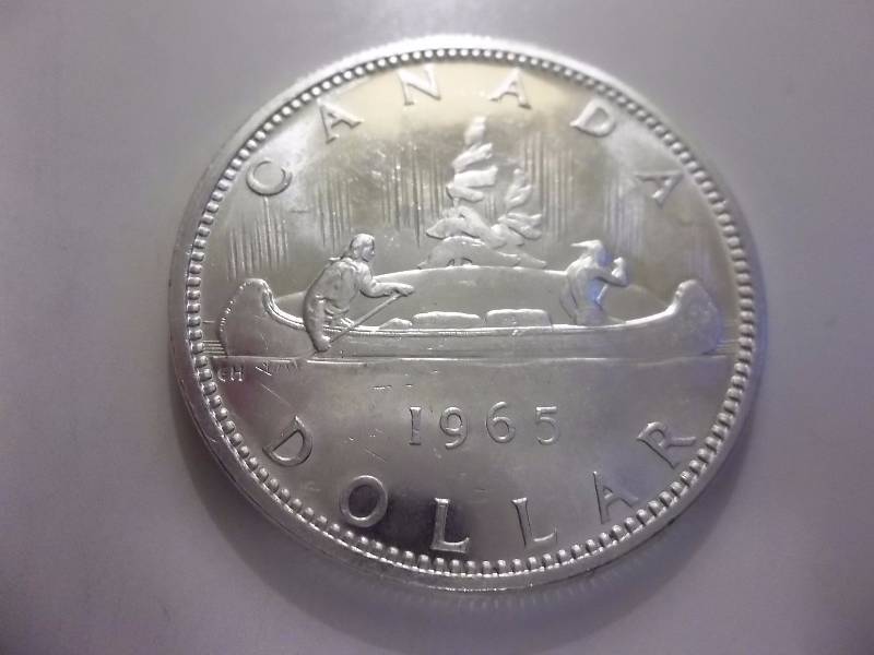 1965 Canadian Silver Dollar