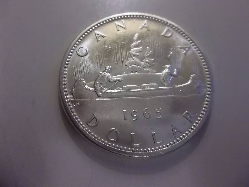 1965 Canadian Silver Dollar