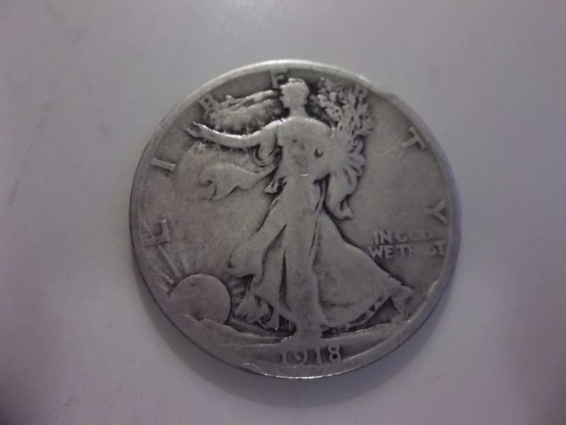 1918 S  Walker Half Dollar