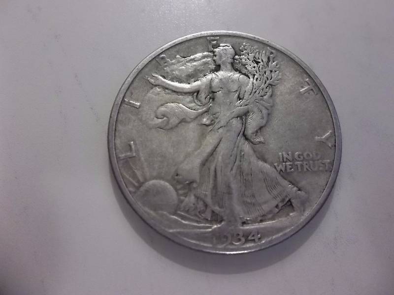 1934 D Walker Half Dollar Higher Grade