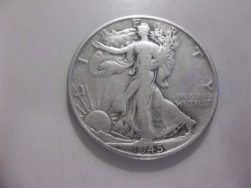 1945 S Walker Half Dollar Better Grade