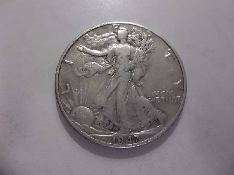1947 D  Walker Half Dollar Higher Grade XF