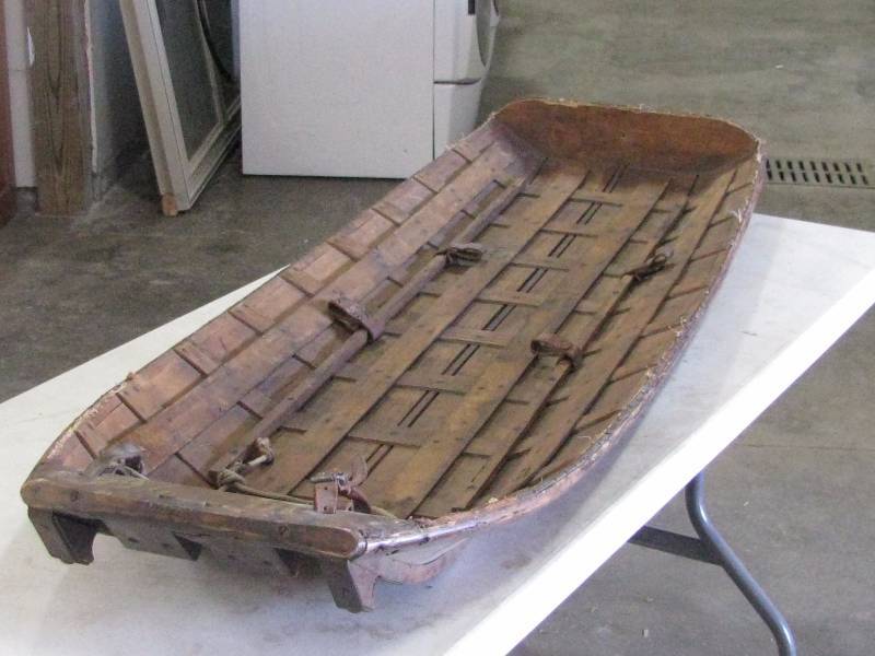 lot 4 image: Norwegian Alpine Patrol Rescue SledToboggan