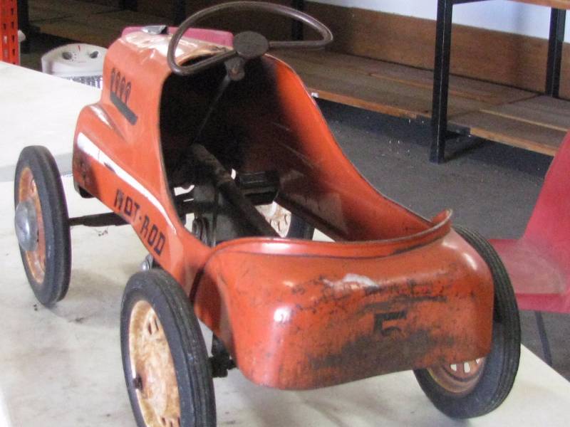 vintage hot rod pedal car