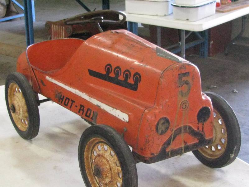 vintage hot rod pedal car