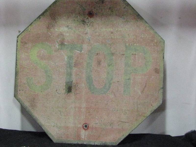lot 57 image: Old Stop Sign