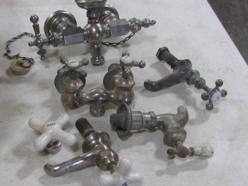 lot 63 image: Antique Faucets