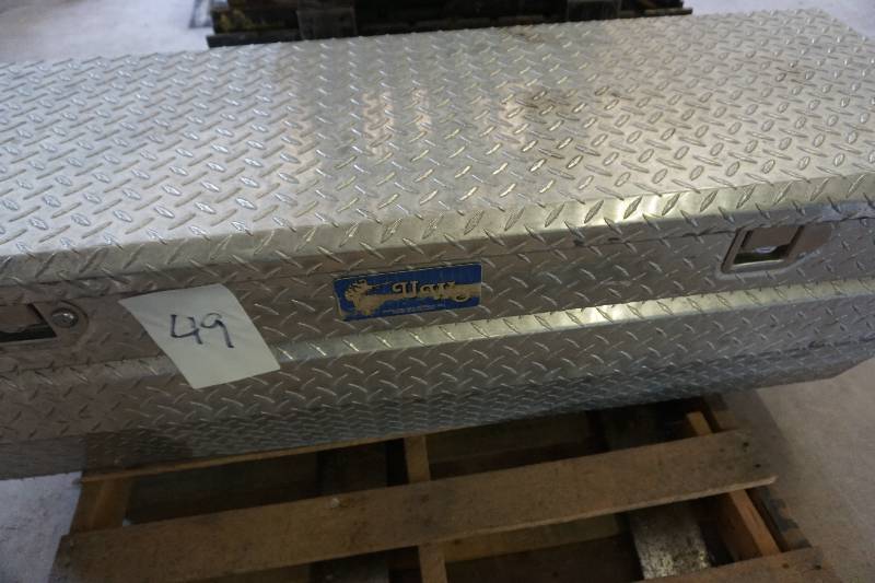 lot 49 image: United Welding Brand Pick Up Truck Bed Tool Box
