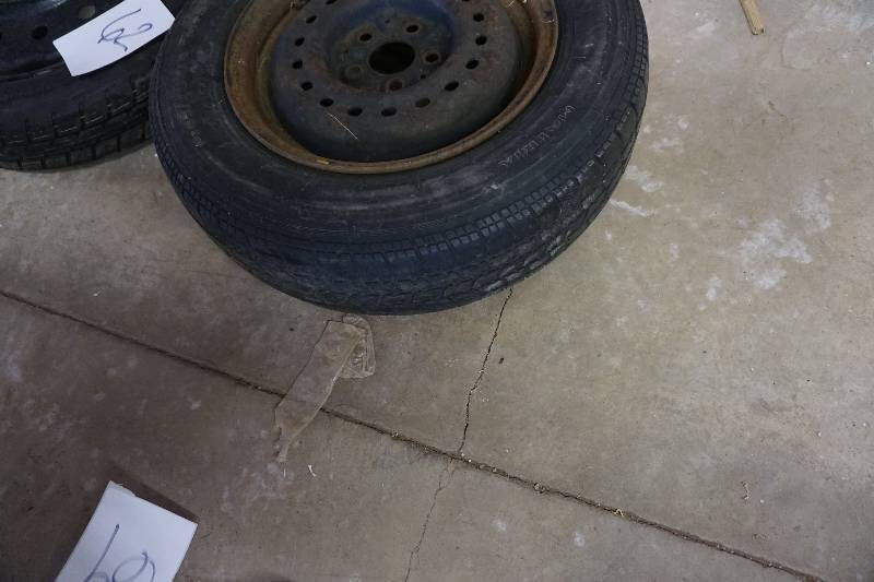lot 62 image: Lot of 3 -  Assorted Vehicle Spare Tires