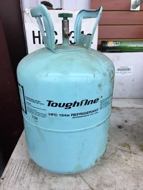 lot 75 image: Tough One Brand Canister HFC 134A AC Refrigerant