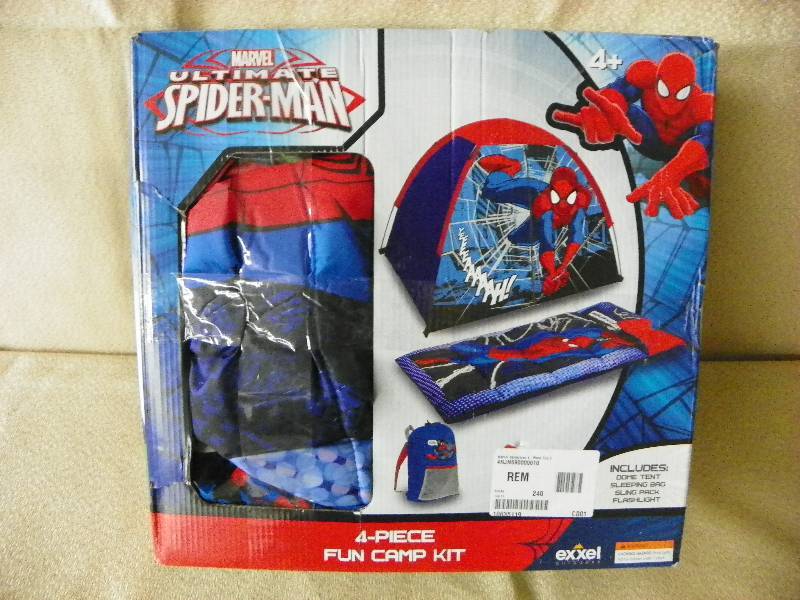 lot 170 image: Marvel Spiderman 4-Piece Fun Camp Kit