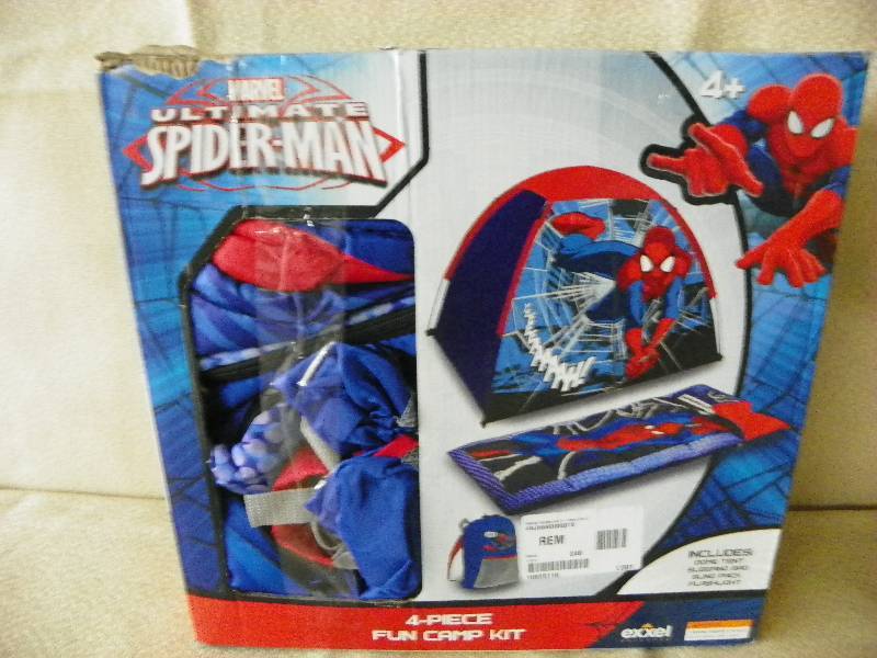 Marvel spider man 4 pc camping set by exxel outdoors tents