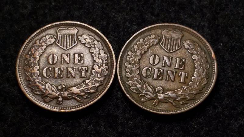 lot 42 image: 1900s Indian Head Cent x2