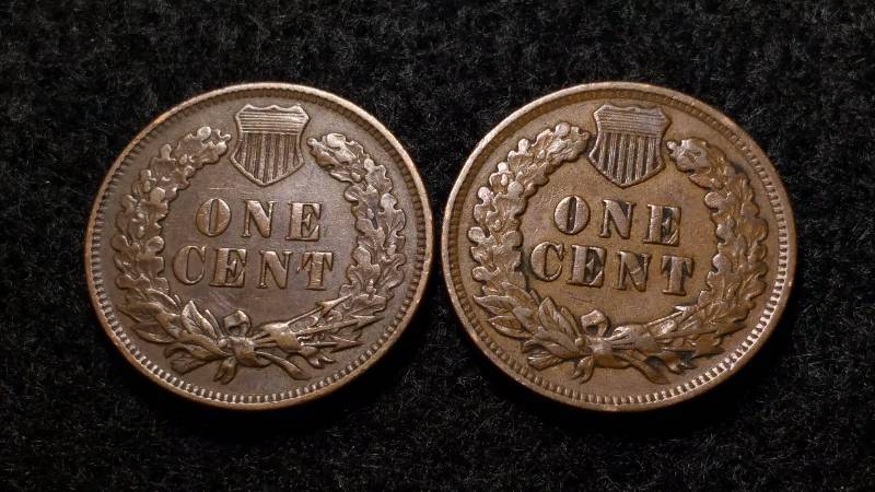 lot 45 image: 1900s Indian Head Cent x2