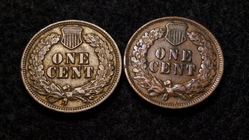 lot 47 image: 1900s Indian Head Cent x2