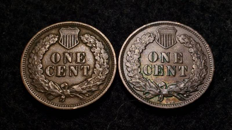 lot 48 image: 1900s Indian Head Cent x2