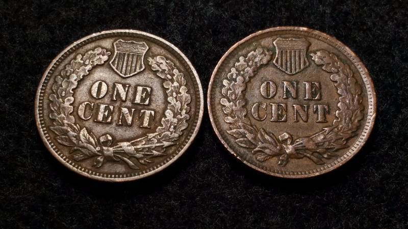lot 49 image: 1900s Indian Head Cent x2