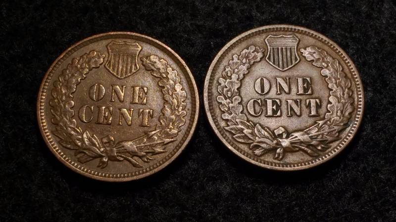 lot 54 image: 1900s Indian Head Cent x2