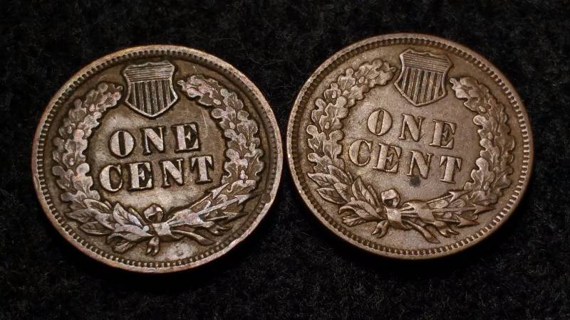 lot 55 image: 1900s Indian Head Cent x2