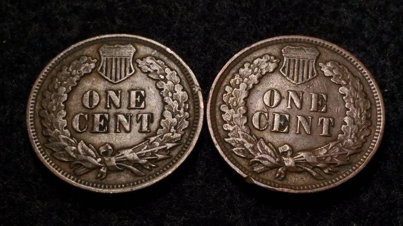 lot 56 image: 1900s Indian Head Cent x2