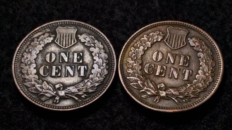lot 57 image: 1900s Indian Head Cent x2