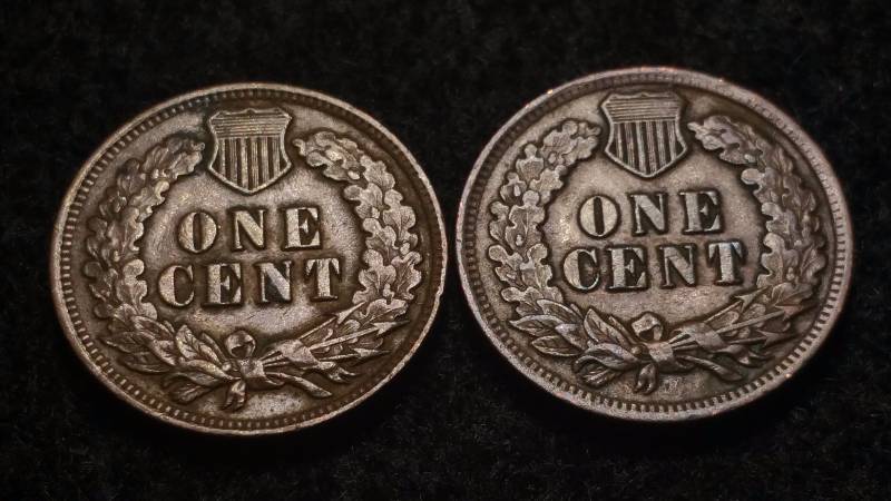 lot 64 image: 1900s Indian Head Cent x2