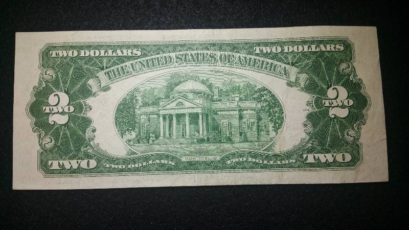 lot 66 image: 1953 $2 Red Seal Note