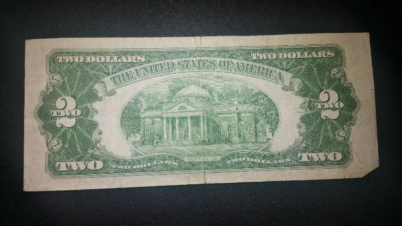 lot 68 image: 1953 $2 Red Seal Note