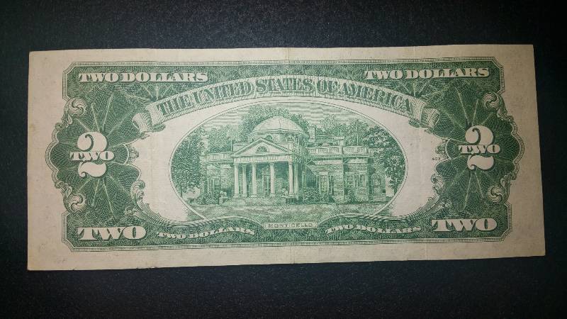 lot 71 image: 1953 $2 Red Seal Note