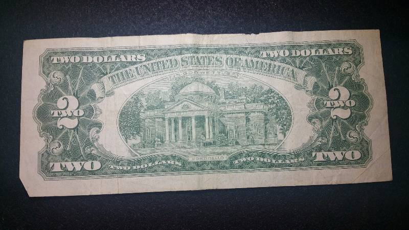 lot 72 image: 1953 $2 Red Seal Note
