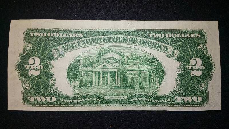 lot 76 image: 1953 $2 Red Seal Note