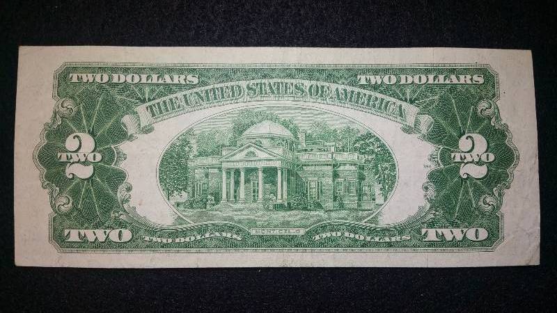 lot 77 image: 1953 $2 Red Seal Note