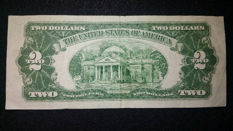 lot 79 image: 1953 $2 Red Seal Note