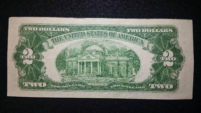 lot 85 image: 1953 $2 Red Seal Note