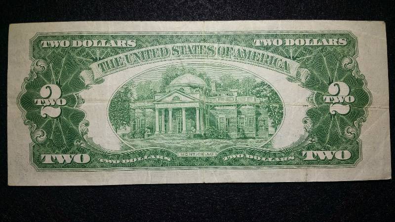 lot 90 image: 1953 $2 Red Seal Note