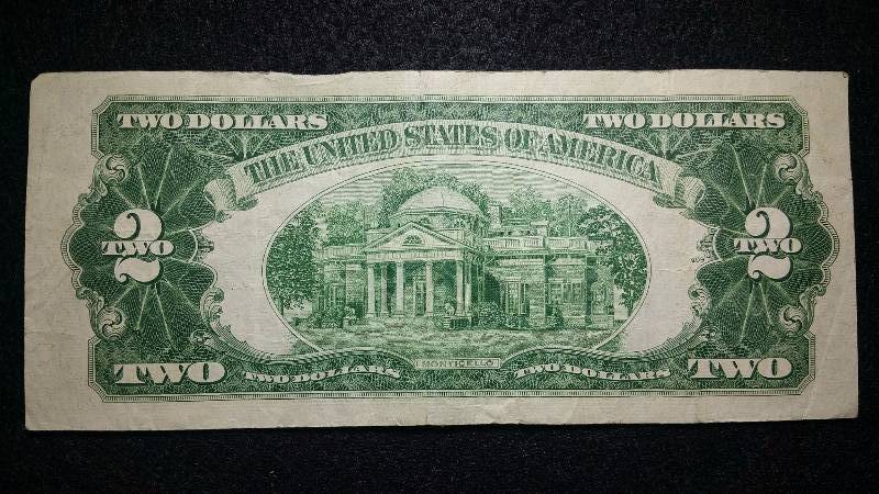 lot 91 image: 1953 $2 Red Seal Note