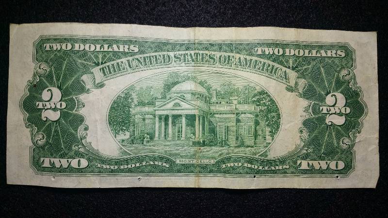 lot 92 image: 1953 $2 Red Seal Note