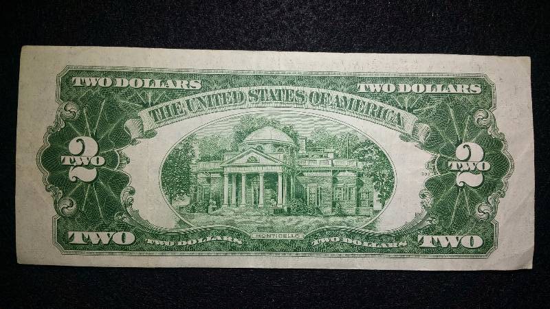 lot 95 image: 1953 $2 Red Seal Note
