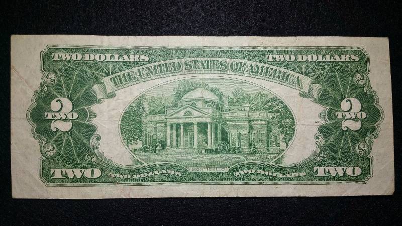 lot 97 image: 1953 $2 Red Seal Note
