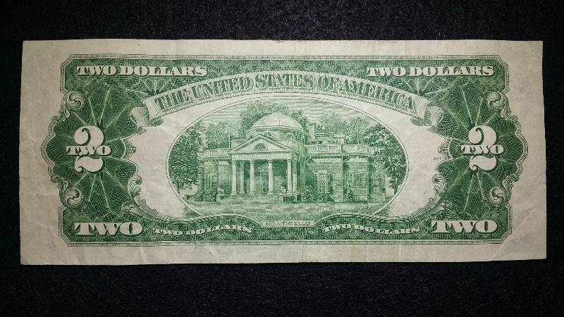 lot 98 image: 1953 $2 Red Seal Note