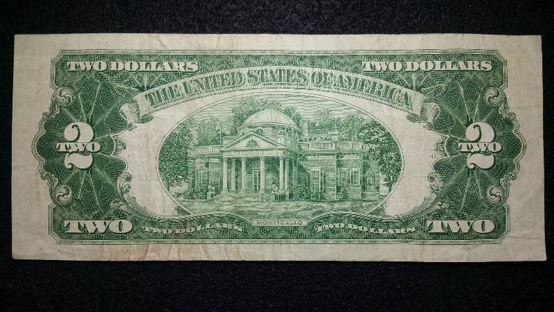 lot 101 image: 1953 $2 Red Seal Note