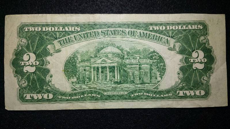 lot 103 image: 1953 $2 Red Seal Note