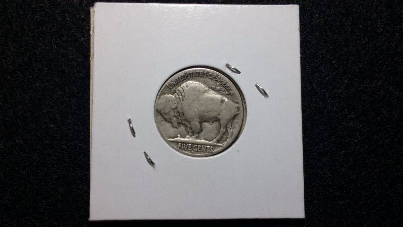 lot 21 image: 1918 D Buffalo Nickel